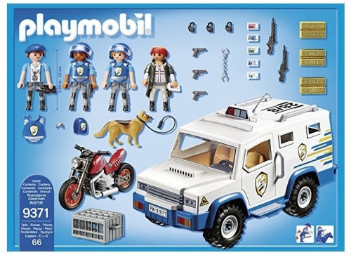 Masina de politie blindata Playmobil