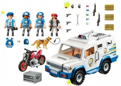 Masina de politie blindata Playmobil