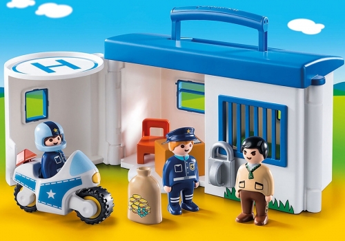Set mobil statie de politie 1.2.3 Playmobil