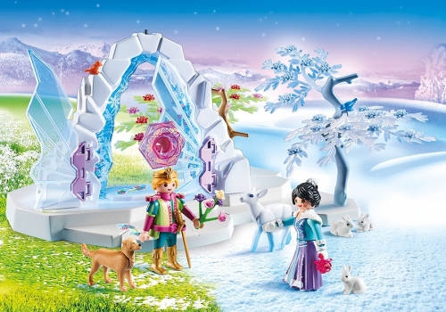 Poarta de cristal si taramul inghetat Playmobil