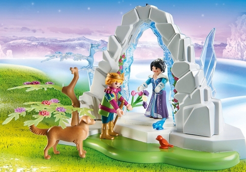 Poarta de cristal si taramul inghetat Playmobil