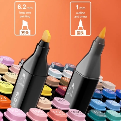 Art marker M&G cu 2 capete, 60 buc/display