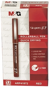 Roller S7, rosu, varf tip needle, 0.7mm, M&G 
