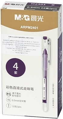 Roller cu uscare rapida, violet, 0.5mm, M&G