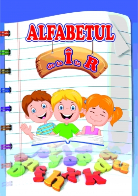 Caiet de colorat alfabetul - set 3 caiete de la A la Z