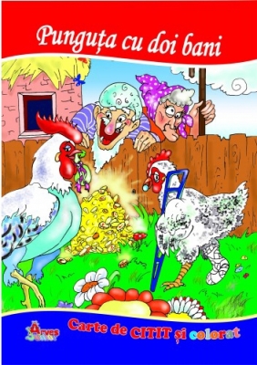 Carti de citit si colorat povesti - set 10 povesti