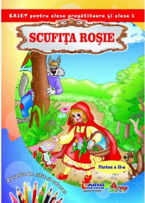 Carti de citit si colorat povesti - set 10 povesti