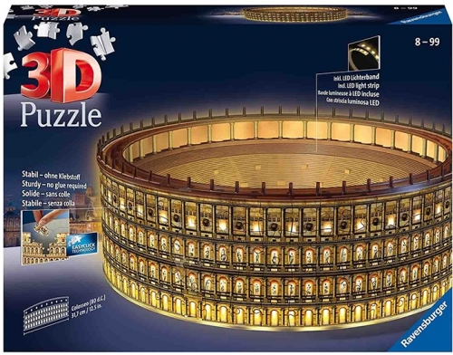 Puzzle 3D Led Colosseum, 216 Piese Ravensburger