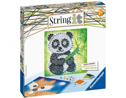 Set creativ cu ata, Urs Panda si Vulpe, Ravensburger
