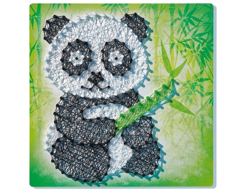 Set creativ cu ata, Urs Panda si Vulpe, Ravensburger