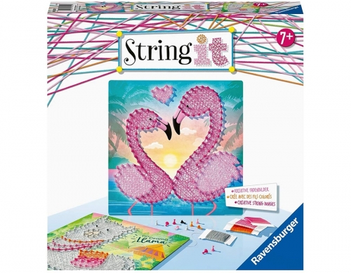 Set creativ cu ata: Flamingo si Lama, Ravensburger