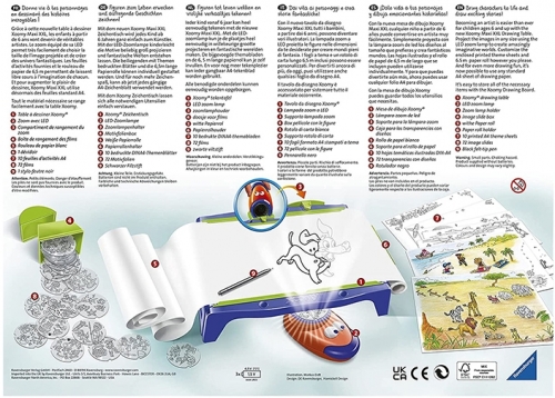 Set creatie, Xoomy Maxi, cu rola de hartie, Ravensburger