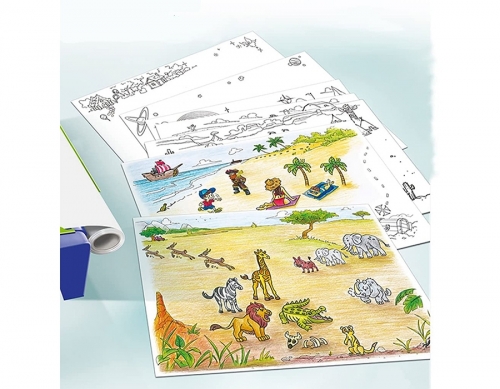 Set creatie, Xoomy Maxi, cu rola de hartie, Ravensburger