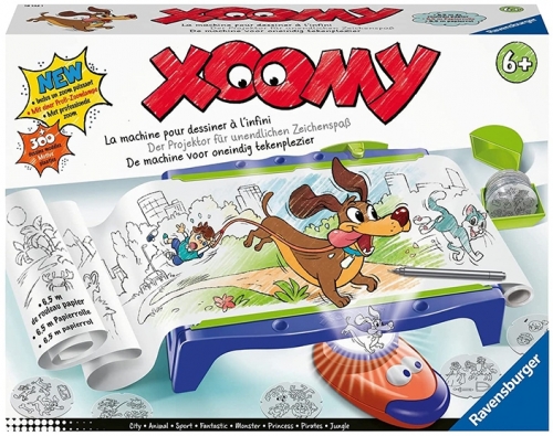 Set creatie, Xoomy Maxi, cu rola de hartie, Ravensburger