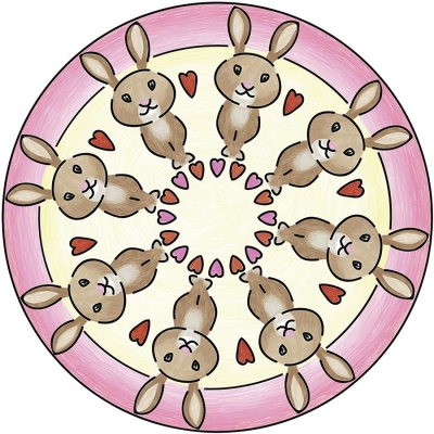 Set de creatie Mini Mandala cu animale Ravensburger