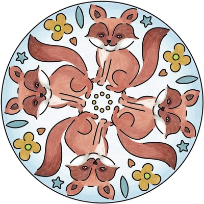Set de creatie Mini Mandala cu animale Ravensburger
