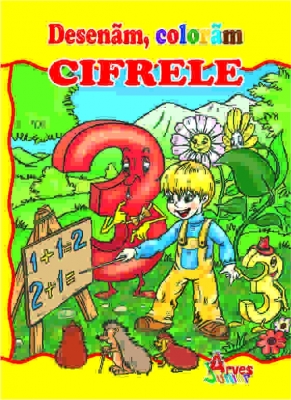 Desenam, coloram alfabetul si cifrele - set 2 caiete