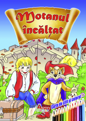 Carti de citit si colorat povesti in format B5, diverse modele, Arves