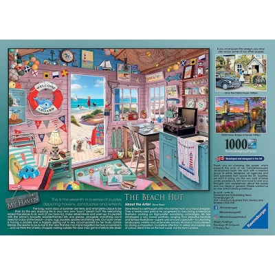 Puzzle Cabana la plaja, 1000 piese, Ravensburger 