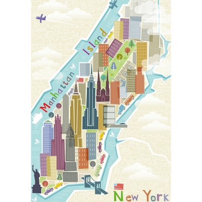 Puzzle New York, 99 piese, Ravensburger 