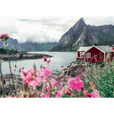 Puzzle Lofoten Norvegia, 1000 piese, Ravensburger 