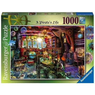Puzzle Viata de pirat, 1000 piese, Ravensburger 