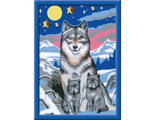 Pictura Familie De Lupi, Creart, Ravensburger