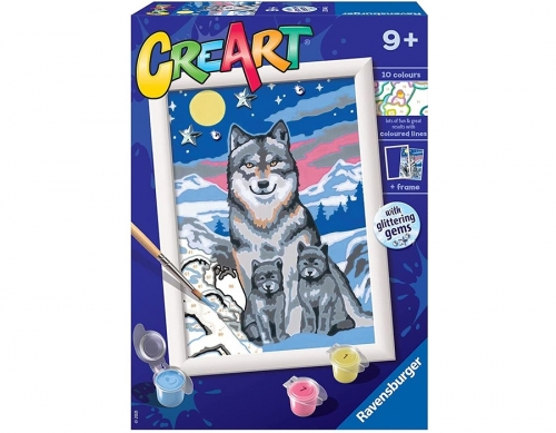 Pictura Familie De Lupi, Creart, Ravensburger