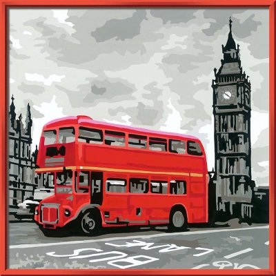 Pictura pe numere, model Londra Ravensburger
