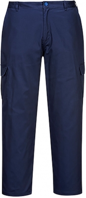 Pantaloni ESD antistatici, navy, regular, Portwest