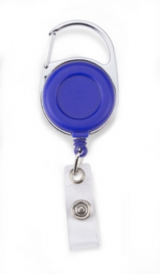 Snur retractabil pentru ecuson albastru Buck
