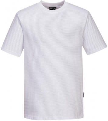 Tricou antistatic ESD, Alb, Portwest 