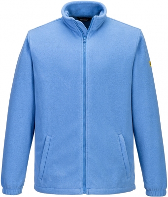Jacheta fleece, albastru deschis, anti-static, Portwest