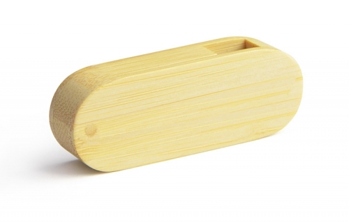 Stick USB personalizabil 16GB maro BAMBOO