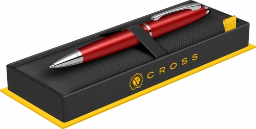 Pix Calais Matte Metallic Crimson Cross