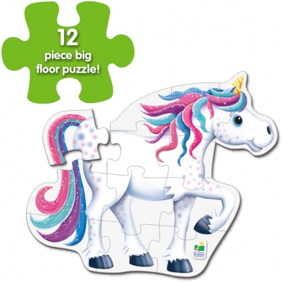 Primul meu puzzle de podea, model Unicorn, The Learning Journey 