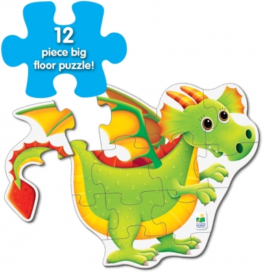 Primul meu puzzle de podea, model Dragon, The Learning Journey 