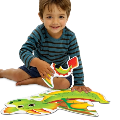 Primul meu puzzle de podea, model Dragon, The Learning Journey 