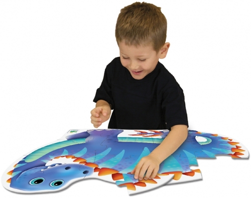Primul meu puzzle de podea, model Dinozaur, The Learning Journey 