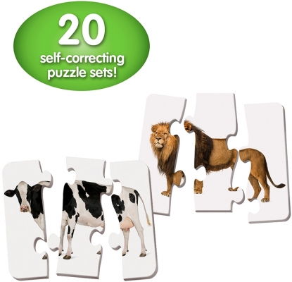 Puzzle Potriveste corpul animalelor, The Learning Journey