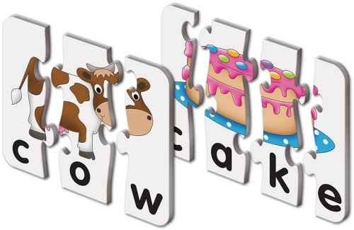 Puzzle Potriveste literele si pronunta cuvintele, The Learning Journey