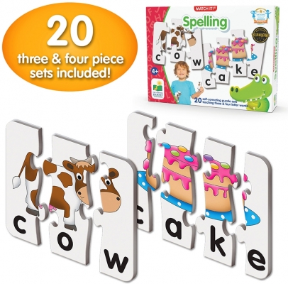 Puzzle Potriveste literele si pronunta cuvintele, The Learning Journey