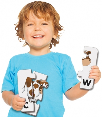 Puzzle Potriveste literele si pronunta cuvintele, The Learning Journey
