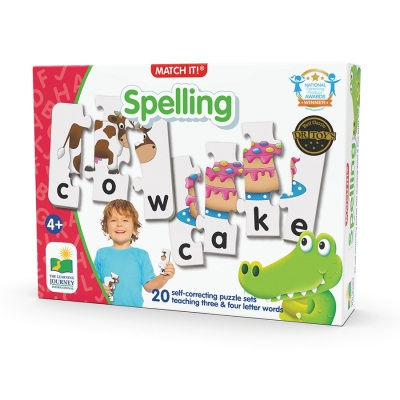 Puzzle Potriveste literele si pronunta cuvintele, The Learning Journey