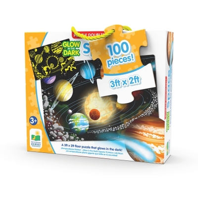 Puzzle straluceste in intuneric, model Spatiu, The Learning Journey 