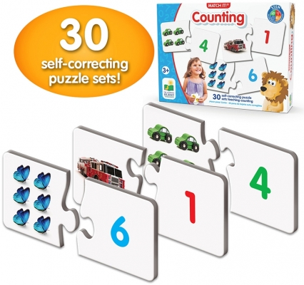 Puzzle Potriveste cifrele numarand, The Learning Journey