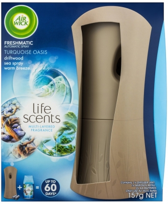 Odorizant de camera Freshmatic + Rezerva Turquoise Oasis 250 ml Air Wick