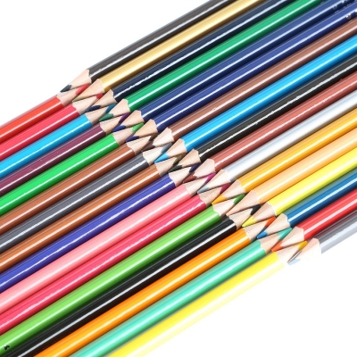 Creioane colorate triunghiulare, So many cats, 12 culori/ set M&G 