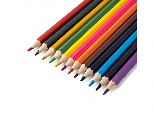 Creioane colorate hexagonale ulei pastel, cutie cilindrica, 36 culori/set M&G 