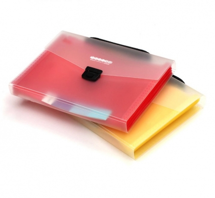Mapa tip proiect A4, 12 compartimente, diverse culori, 332 x 245 x 40mm M&G
